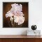 White Iris II by Marianne Broome 16-in. W x 16-in. H. Canvas Wall Art Print Framed in Grey